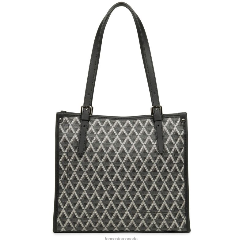 Women Small Tote Bag Ikon 4J6H4360 Bag Noir Lancaster Paris