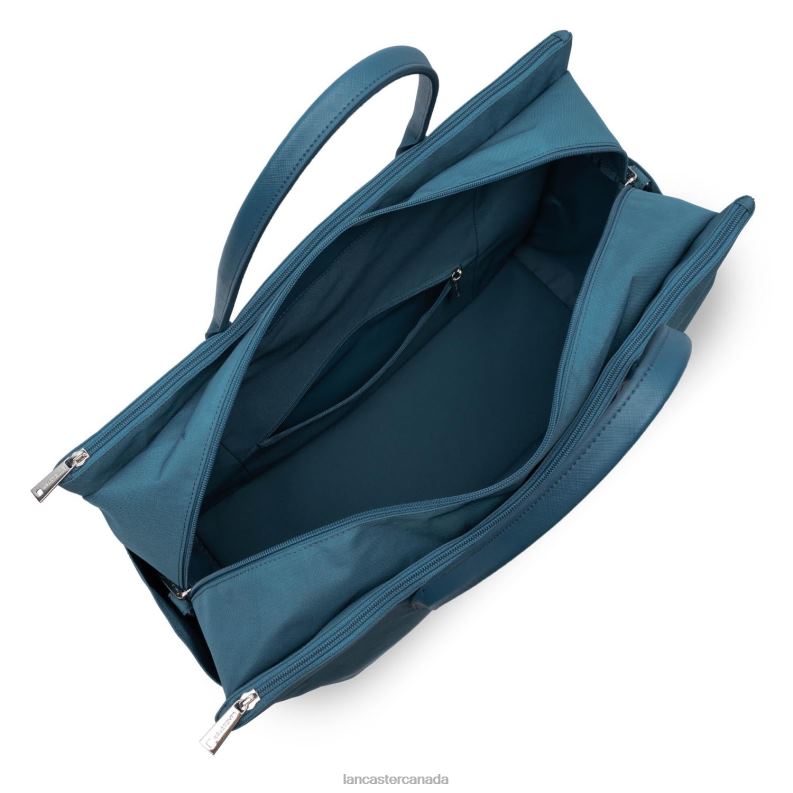 Women Smart KBA 4J6H2766 Bag Bleu Paon Lancaster Paris