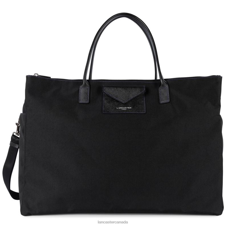 Women Smart KBA 4J6H2767 Bag Noir-Violet Lancaster Paris