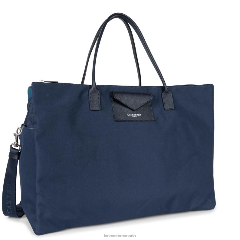 Women Smart KBA 4J6H2768 Bag Bleu Fonce-Bleu Paon Lancaster Paris