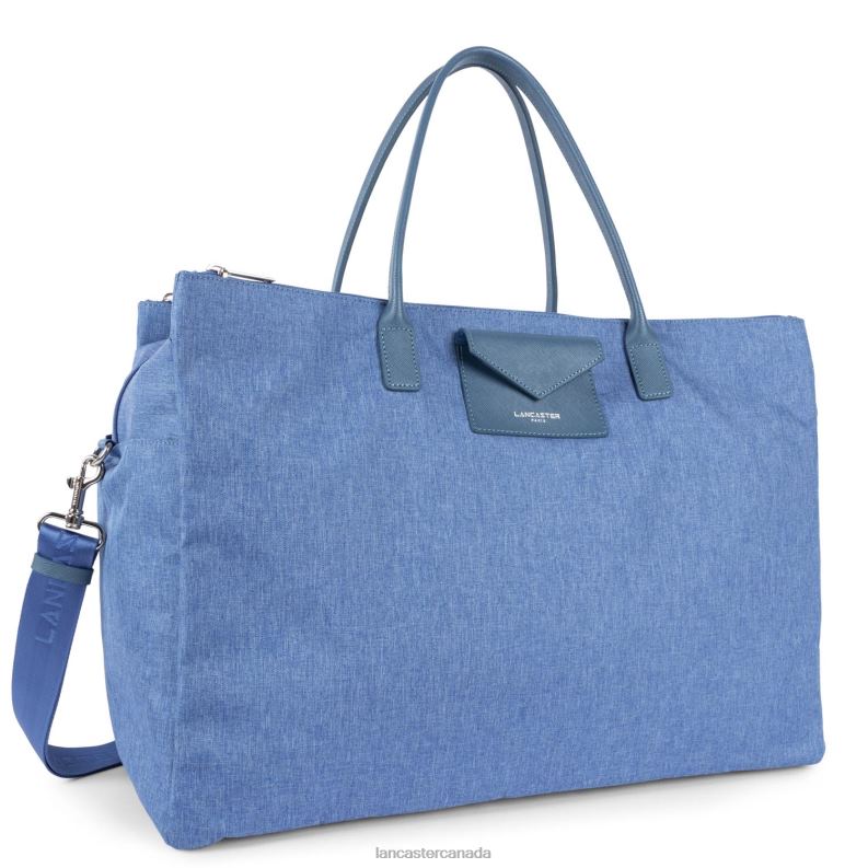 Women Smart KBA 4J6H2769 Bag Bleu Stone Lancaster Paris