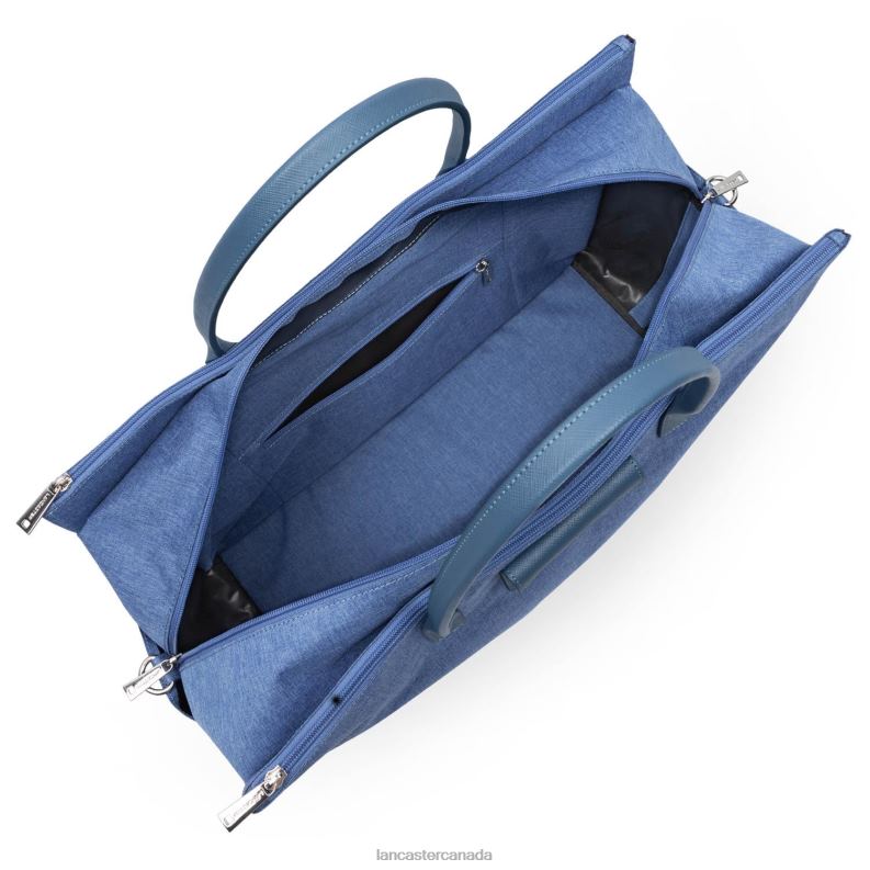 Women Smart KBA 4J6H2769 Bag Bleu Stone Lancaster Paris