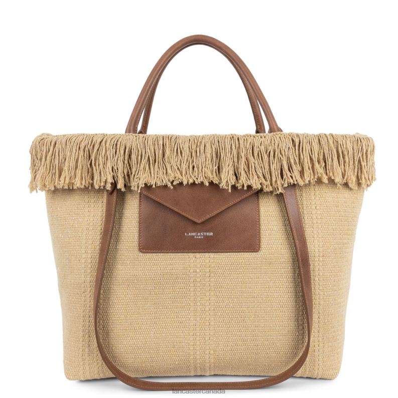 Women Tote Bag Actual Conscious 4J6H4481 Bag Beige Lancaster Paris