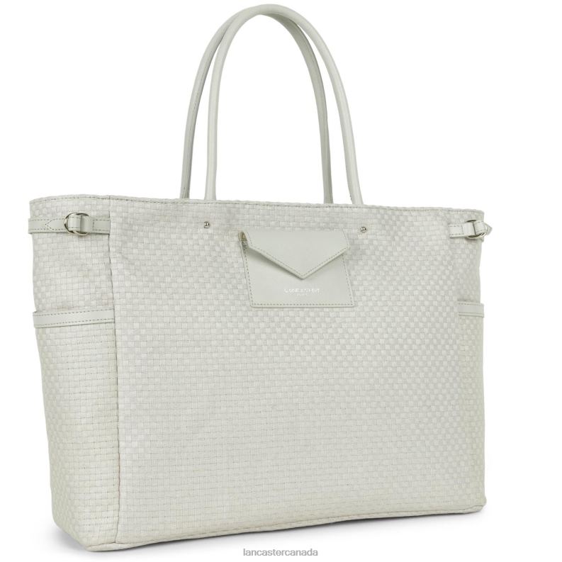 Women Tote Bag Actual Damier Tresse 4J6H3278 Bag Gris Clair Lancaster Paris