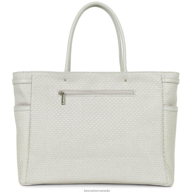 Women Tote Bag Actual Damier Tresse 4J6H3278 Bag Gris Clair Lancaster Paris