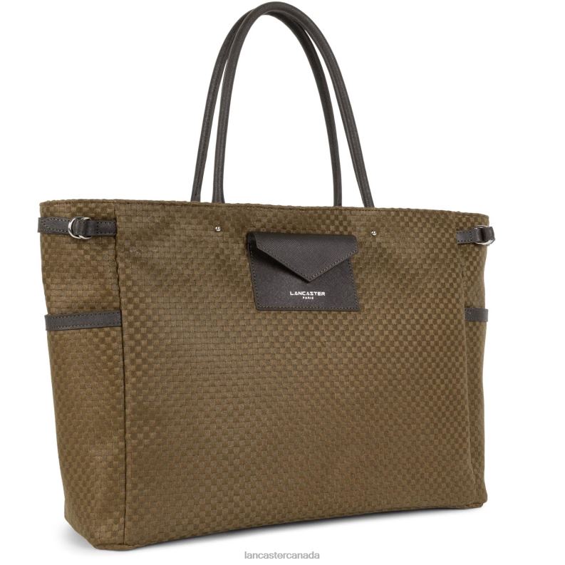 Women Tote Bag Actual Damier Tresse 4J6H3279 Bag Tabac Lancaster Paris