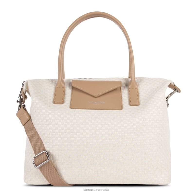 Women Tote Bag Actual Damier Tresse 4J6H3492 Bag Naturel Lancaster Paris