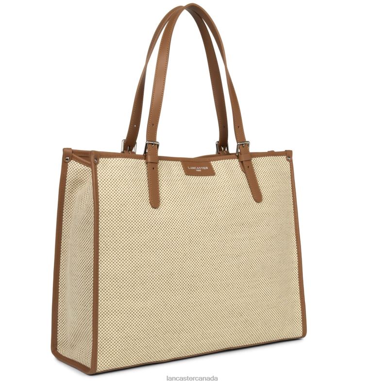 Women Tote Bag Actual Midi 4J6H3285 Bag Camel Lancaster Paris