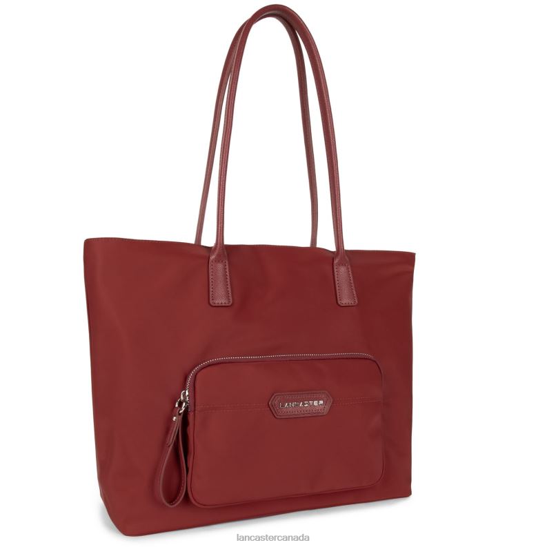 Women Tote Bag Basic Premium 4J6H4081 Bag Cerise Lancaster Paris