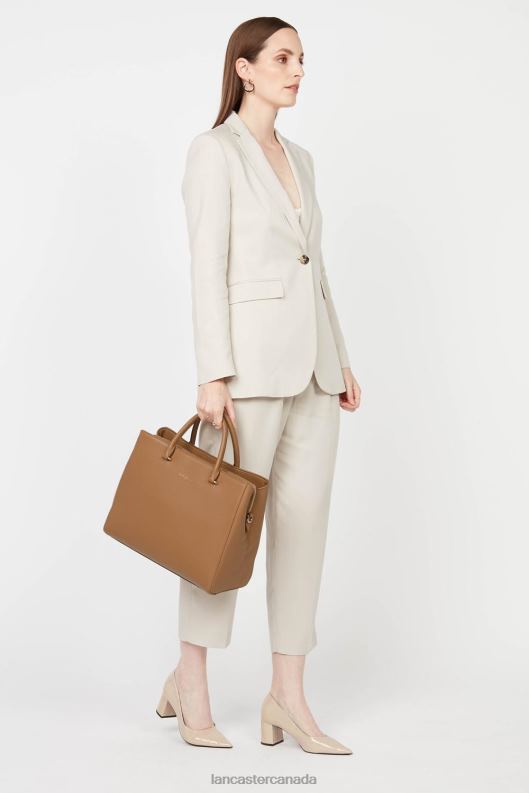 Women Tote Bag Dune 4J6H2618 Bag Camel Lancaster Paris