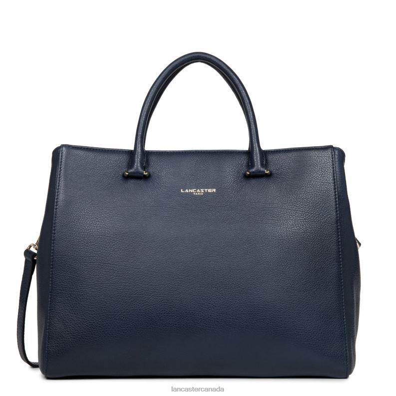 Women Tote Bag Dune 4J6H2622 Bag Bleu Fonce Lancaster Paris