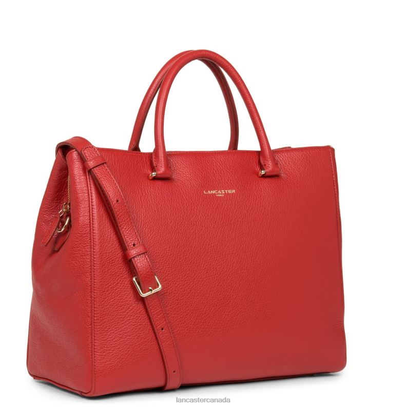 Women Tote Bag Dune 4J6H2623 Bag Rouge Lancaster Paris