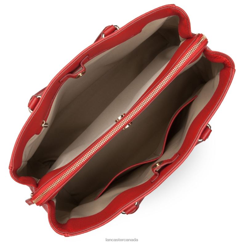 Women Tote Bag Dune 4J6H2623 Bag Rouge Lancaster Paris
