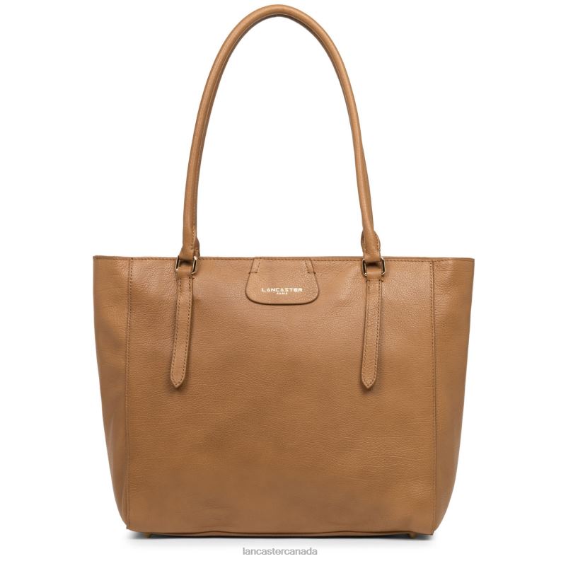 Women Tote Bag Dune 4J6H3654 Bag Camel Lancaster Paris