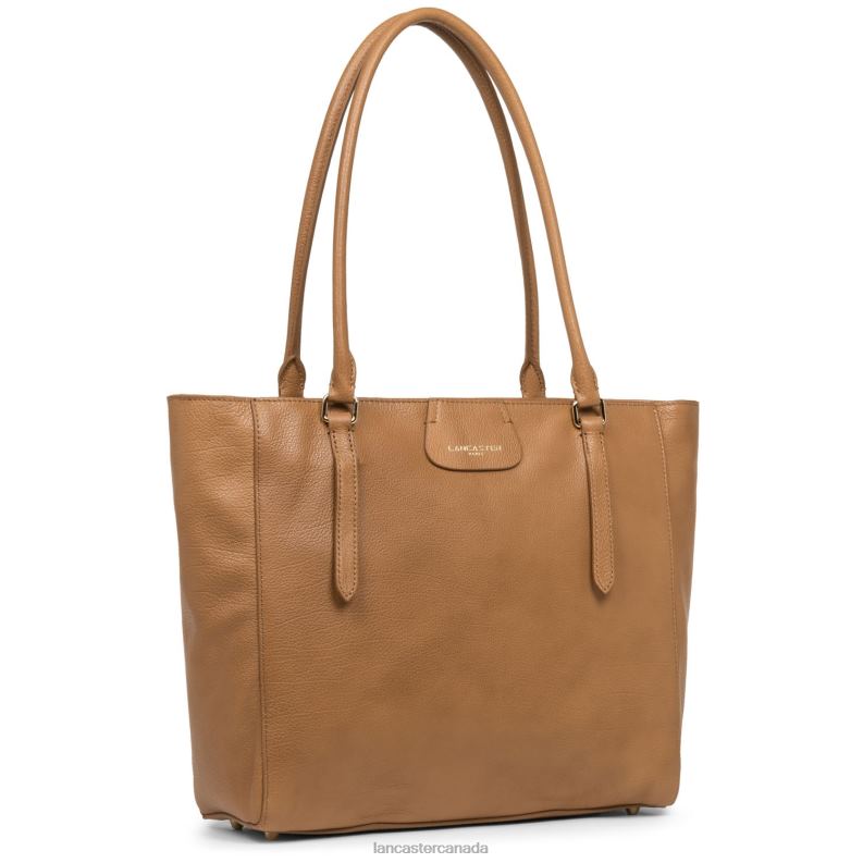 Women Tote Bag Dune 4J6H3654 Bag Camel Lancaster Paris