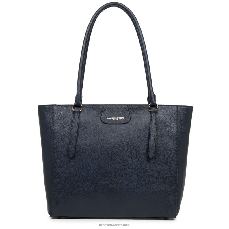 Women Tote Bag Dune 4J6H3656 Bag Bleu Fonce Lancaster Paris