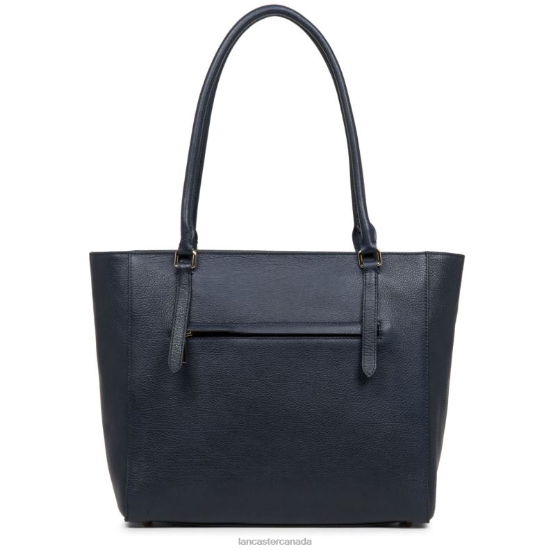Women Tote Bag Dune 4J6H3656 Bag Bleu Fonce Lancaster Paris