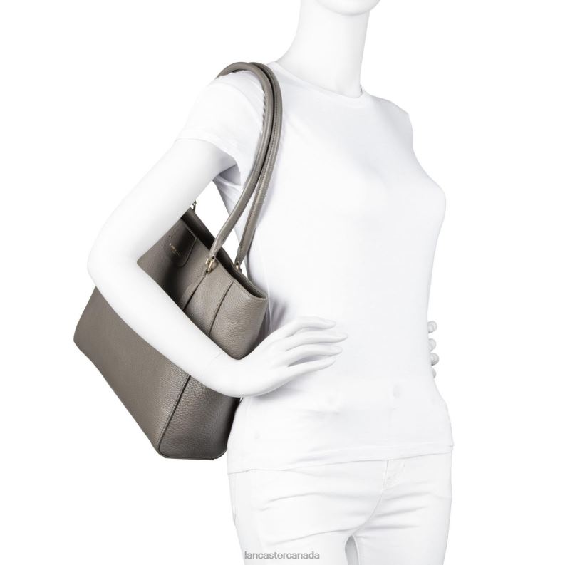 Women Tote Bag Dune 4J6H3656 Bag Bleu Fonce Lancaster Paris