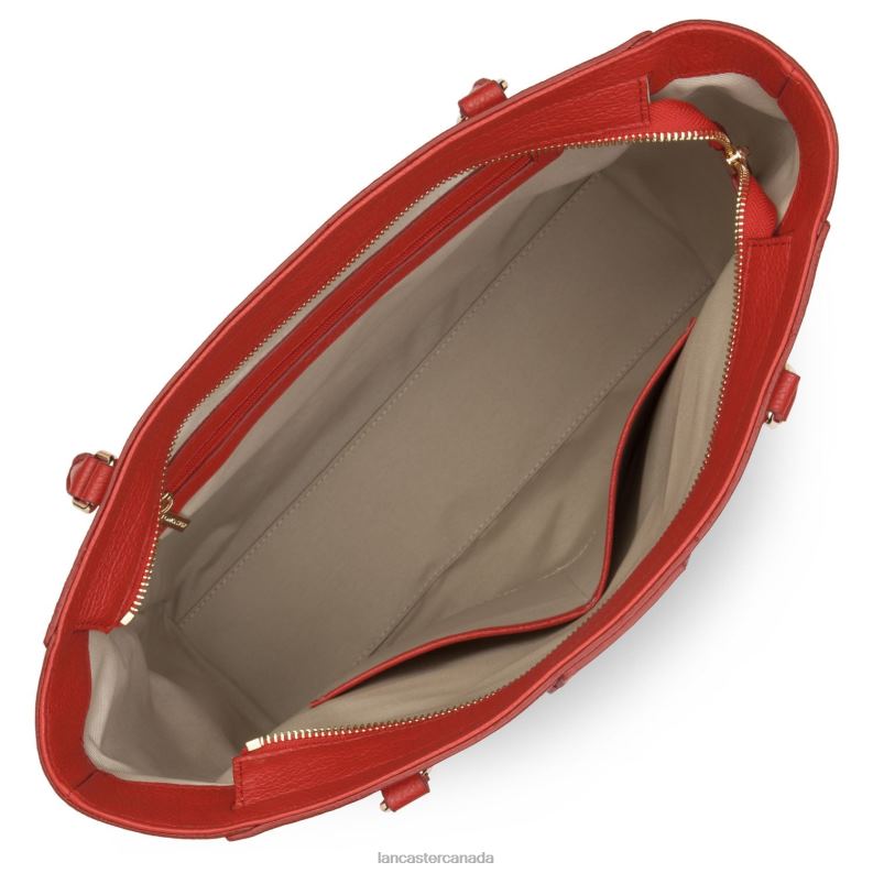 Women Tote Bag Dune 4J6H3657 Bag Rouge Lancaster Paris