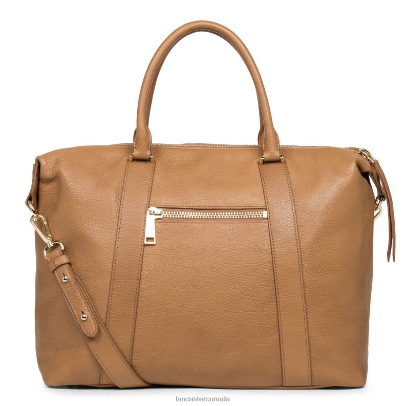 Women Tote Bag Dune 4J6H3914 Bag Camel Lancaster Paris