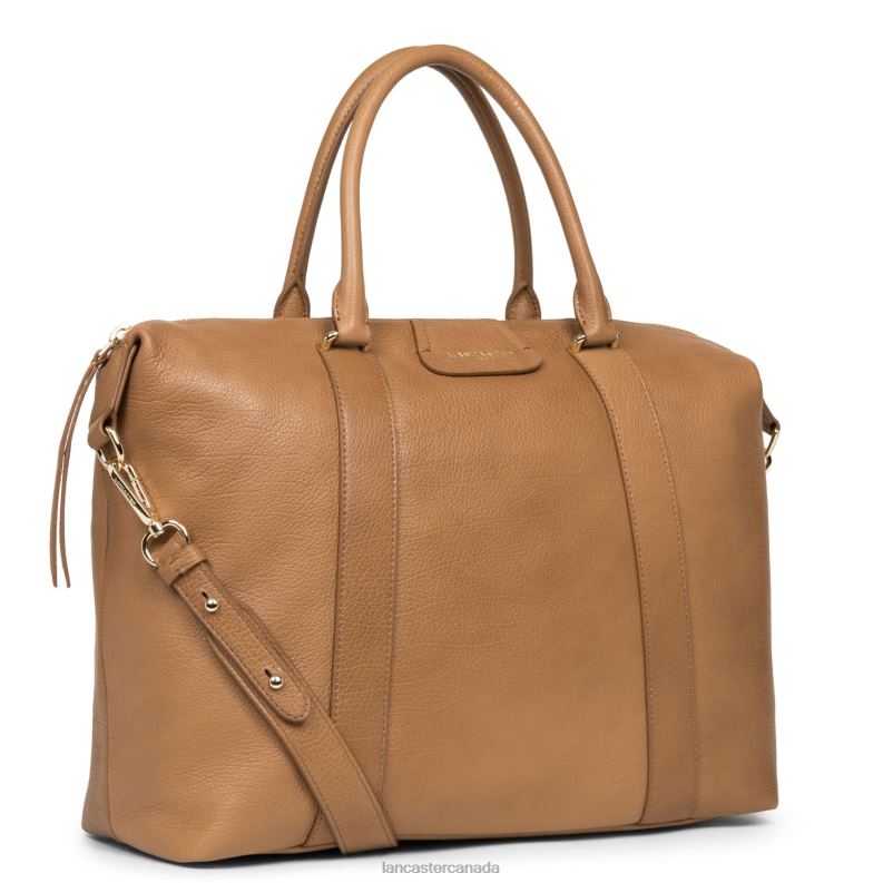 Women Tote Bag Dune 4J6H3914 Bag Camel Lancaster Paris