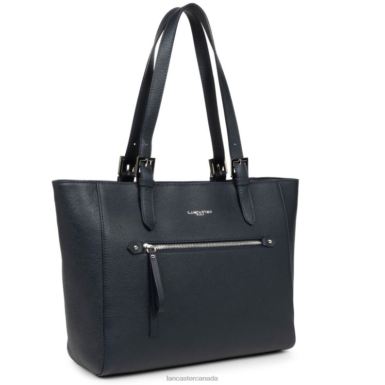 Women Tote Bag Firenze 4J6H4516 Bag Bleu Fonce Lancaster Paris