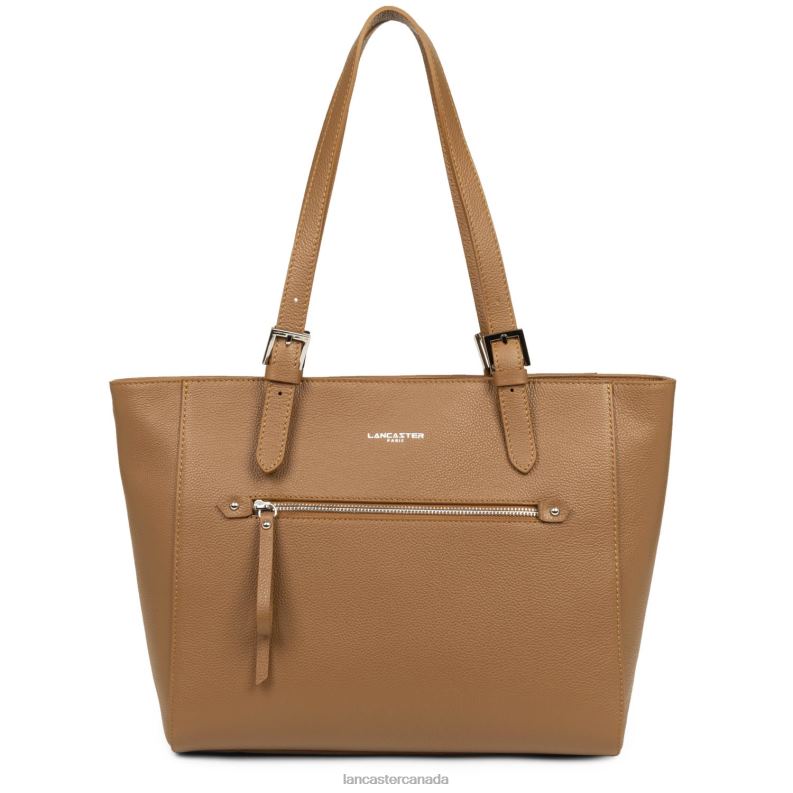 Women Tote Bag Firenze 4J6H4517 Bag Camel Lancaster Paris