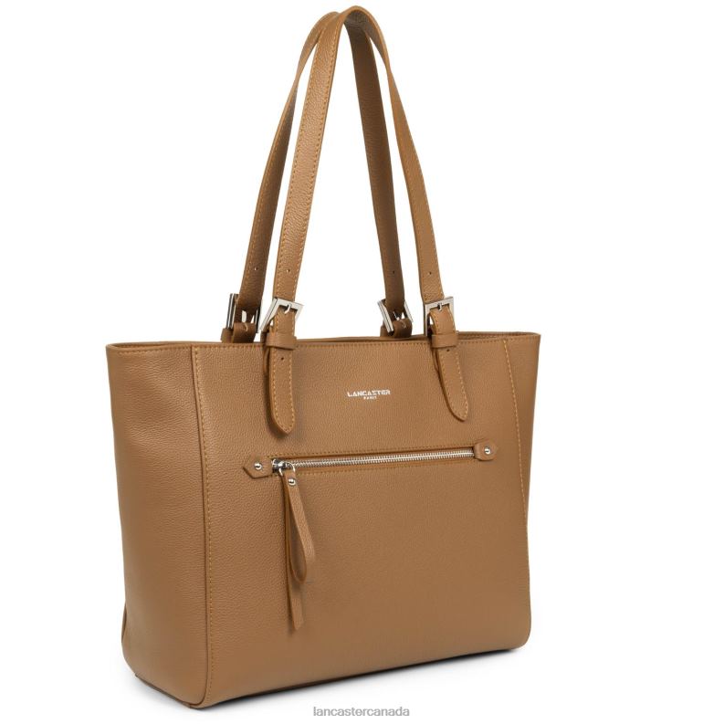 Women Tote Bag Firenze 4J6H4517 Bag Camel Lancaster Paris