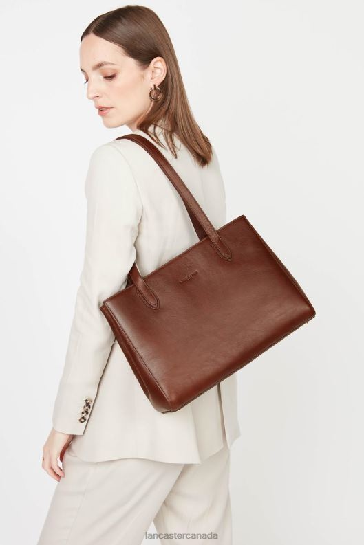 Women Tote Bag Legende 4J6H4033 Bag Cognac Lancaster Paris