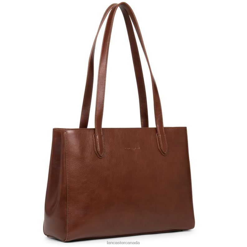 Women Tote Bag Legende 4J6H4033 Bag Cognac Lancaster Paris