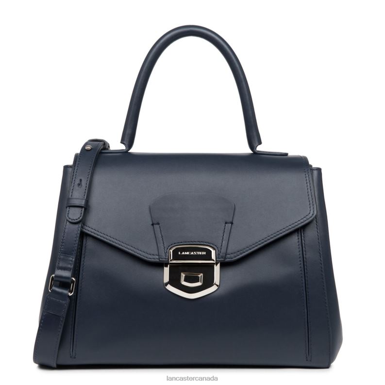 Women Tote Bag Parisienne Sophia 4J6H3600 Bag Bleu Fonce Lancaster Paris