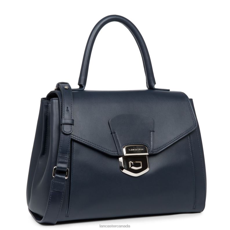Women Tote Bag Parisienne Sophia 4J6H3600 Bag Bleu Fonce Lancaster Paris