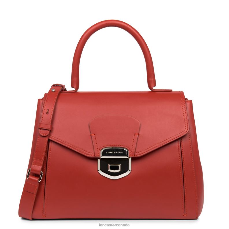 Women Tote Bag Parisienne Sophia 4J6H3601 Bag Rouge Lancaster Paris