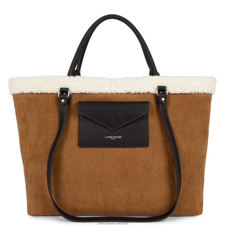 Women Tote Bag Polaire Conscious 4J6H4488 Bag Camel Lancaster Paris