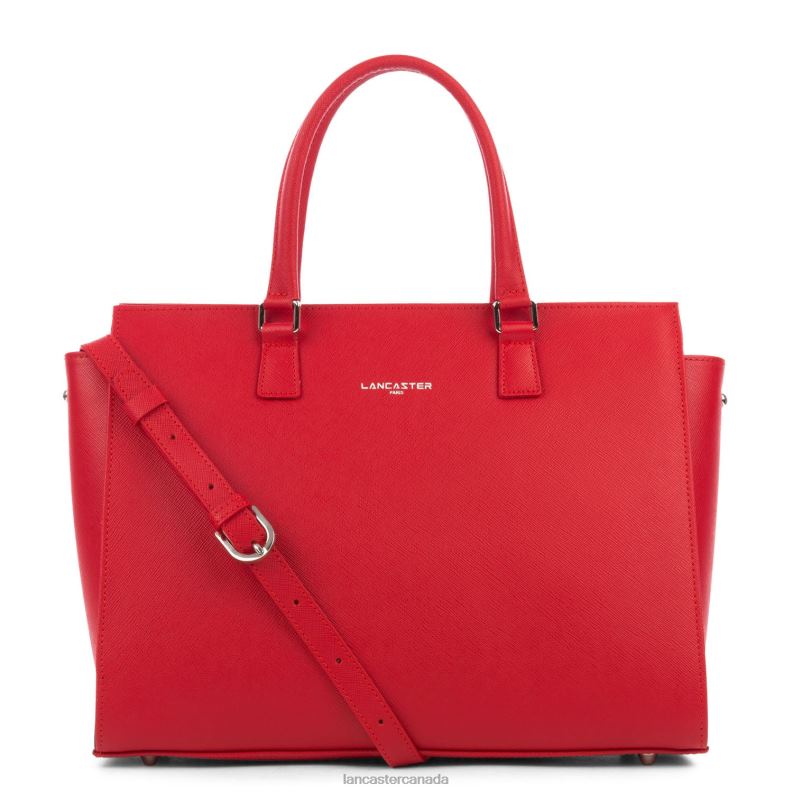 Women Tote Bag Saffiano Intemporel 4J6H3624 Bag Rouge Lancaster Paris