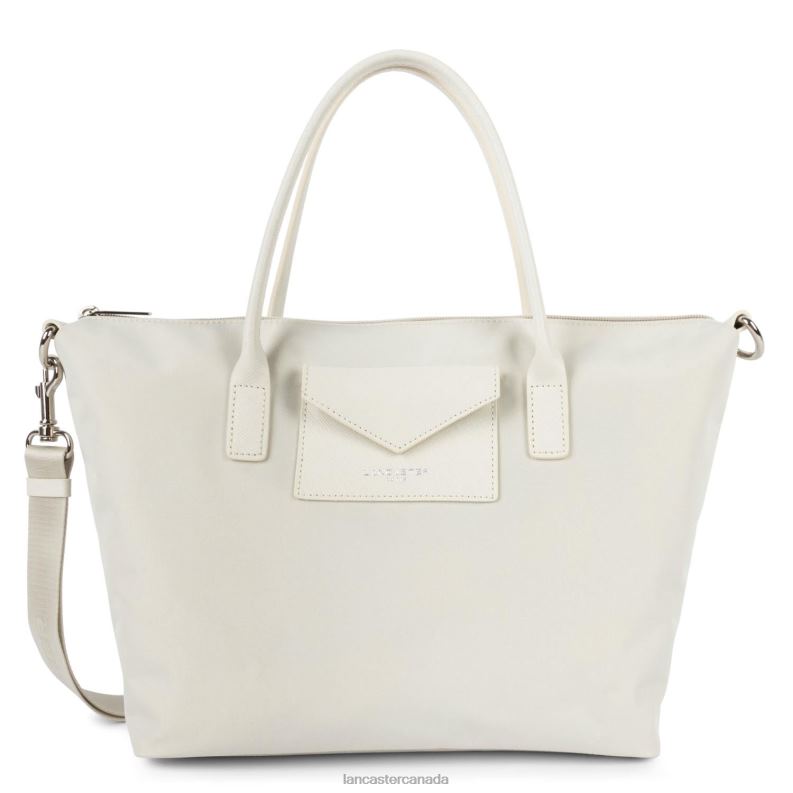 Women Tote Bag Smart Kba 4J6H4525 Bag Ecru Lancaster Paris