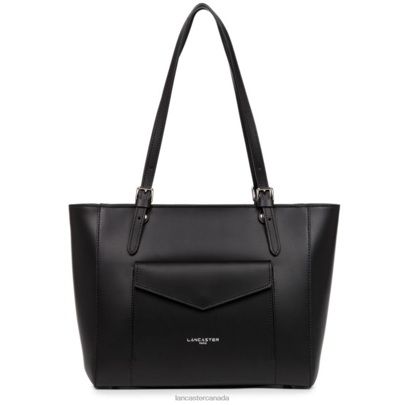 Women Tote Bag Smooth 4J6H3545 Bag Noir Lancaster Paris