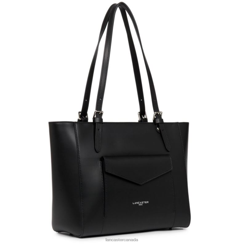 Women Tote Bag Smooth 4J6H3545 Bag Noir Lancaster Paris