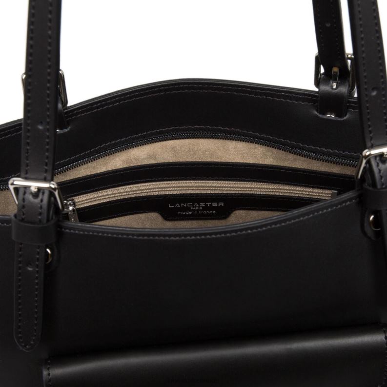 Women Tote Bag Smooth 4J6H3545 Bag Noir Lancaster Paris