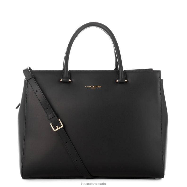 Women Tote Bag Smooth Or 4J6H3561 Bag Noir Lancaster Paris