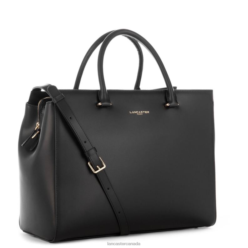 Women Tote Bag Smooth Or 4J6H3561 Bag Noir Lancaster Paris