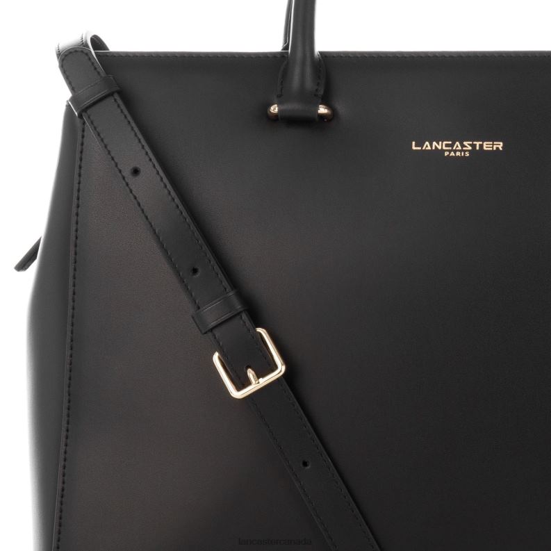 Women Tote Bag Smooth Or 4J6H3561 Bag Noir Lancaster Paris