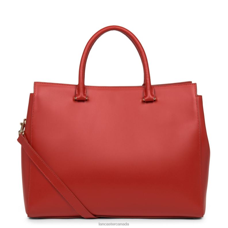 Women Tote Bag Smooth Or 4J6H3562 Bag Rouge Lancaster Paris