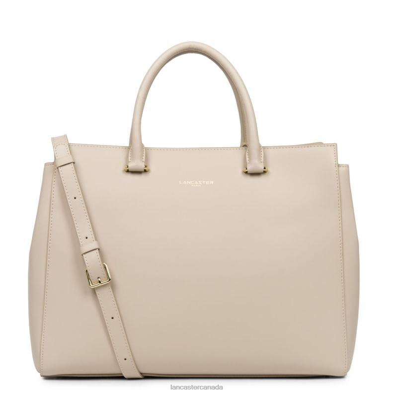 Women Tote Bag Smooth Or 4J6H3563 Bag Galet Rose Lancaster Paris