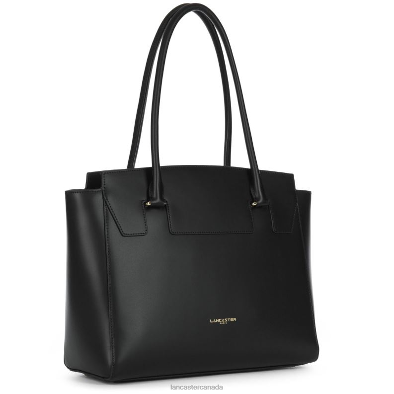 Women Tote Bag Smooth Or 4J6H4383 Bag Noir Lancaster Paris