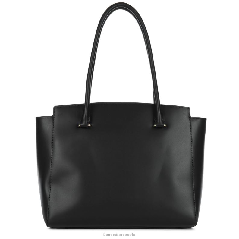 Women Tote Bag Smooth Or 4J6H4383 Bag Noir Lancaster Paris