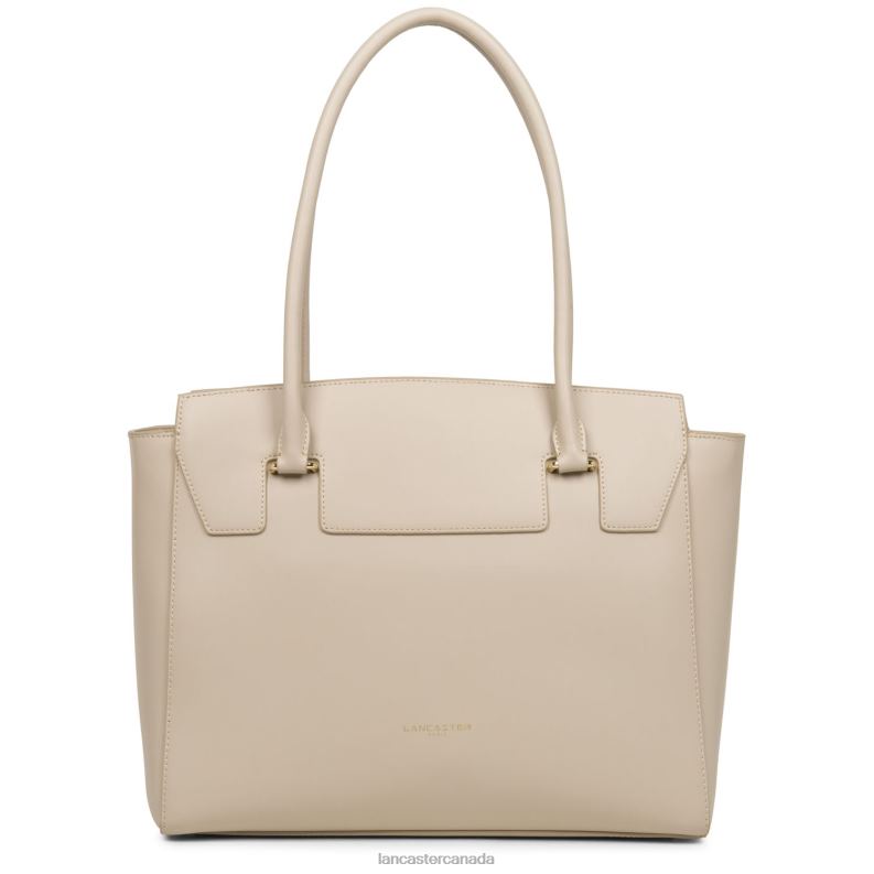 Women Tote Bag Smooth Or 4J6H4384 Bag Galet Rose Lancaster Paris