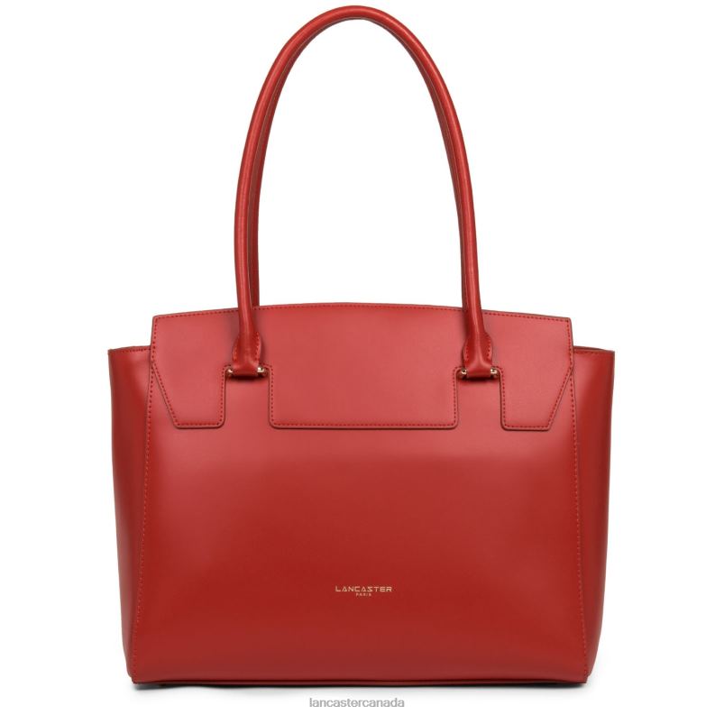 Women Tote Bag Smooth Or 4J6H4386 Bag Rouge Lancaster Paris