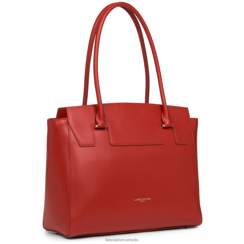 Women Tote Bag Smooth Or 4J6H4386 Bag Rouge Lancaster Paris
