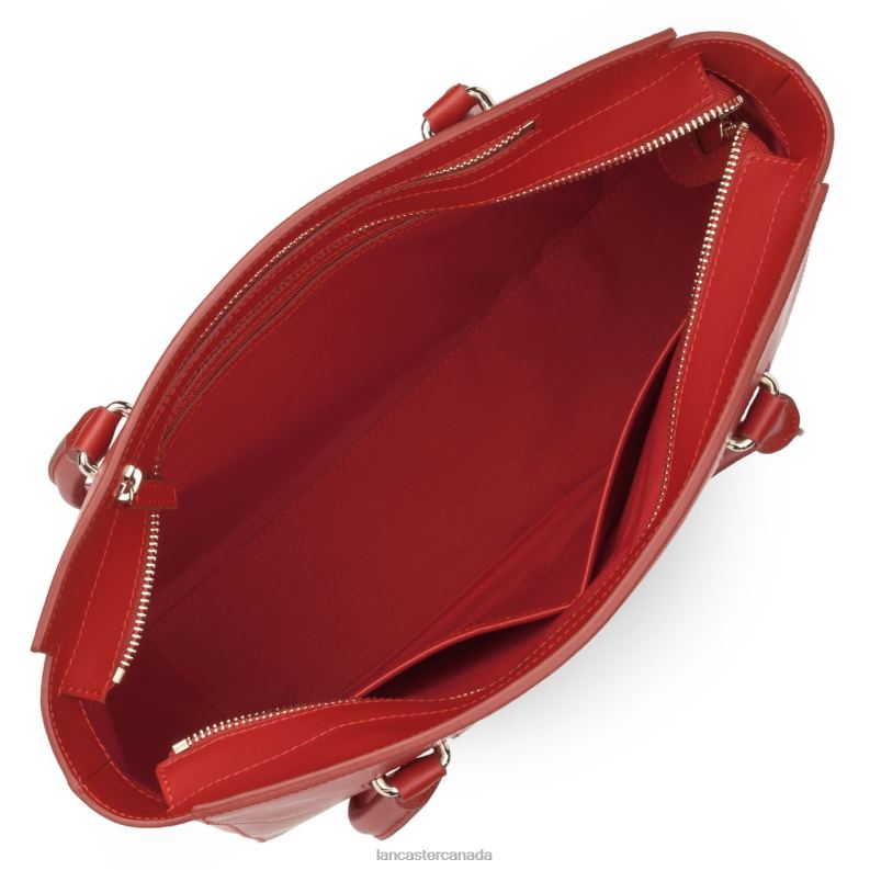 Women Tote Bag Smooth Or 4J6H4386 Bag Rouge Lancaster Paris